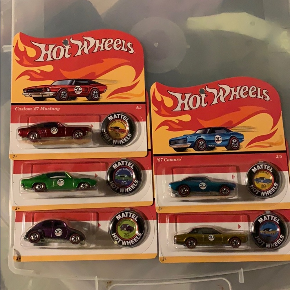 50th anniversary hot wheels set